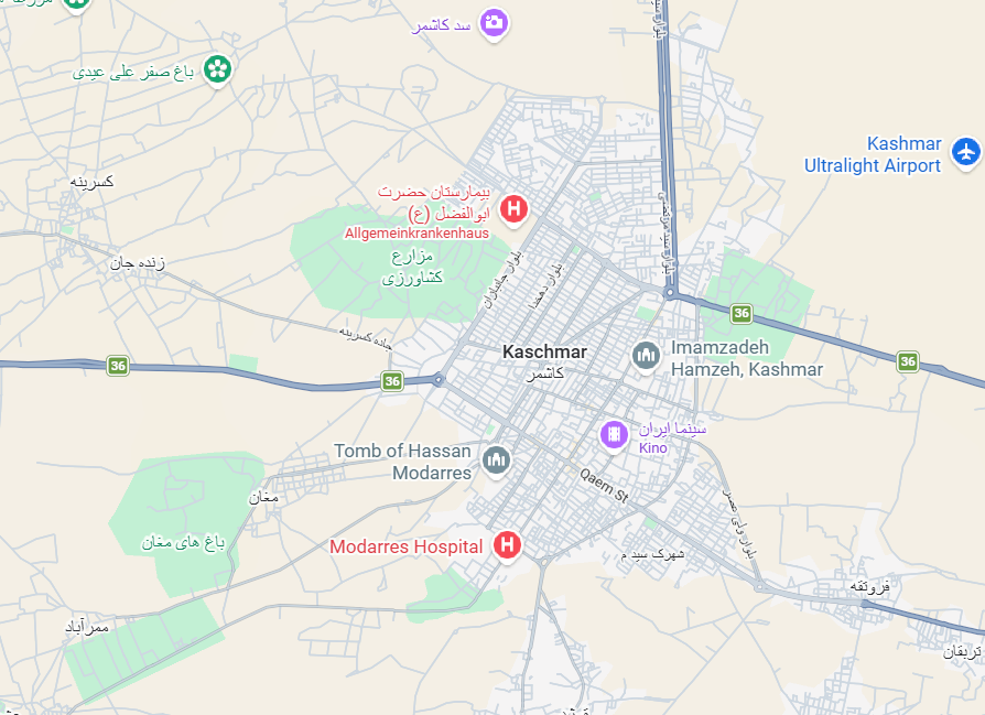 مپ کاشمر
